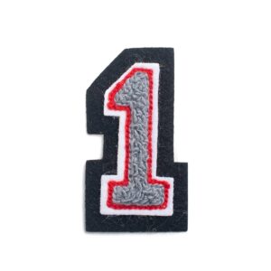 chenille number patch