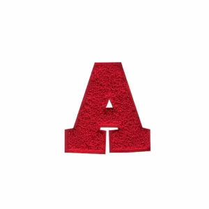 Chenille Iron On Letters Patches