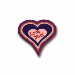 valentines chenille patch