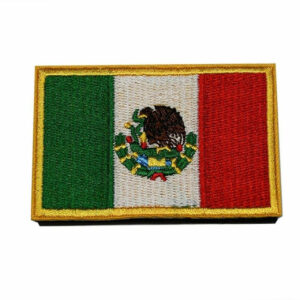 Mexican Flag Patch Velcro