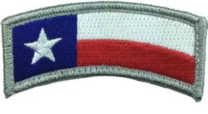 Texas Rangers Texas Flag Patch