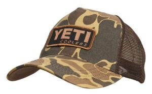 yeti men's custom camo patch hat