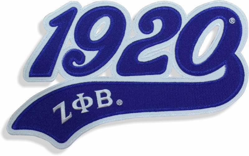 zeta phi beta chenille patch