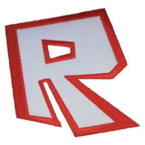 Roblox R Iron on Patch