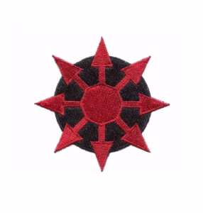 Chaos Symbol Iron On Patch