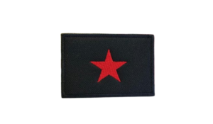 Zapatista flag embroidered