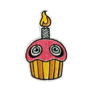 Mr Cupcake Carl Iron On Patch