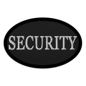 Security Embroidered Patch