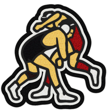 Wrestling Chenille Patches