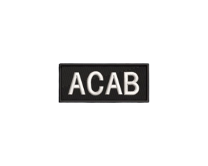 ACAB Embroidery patch
