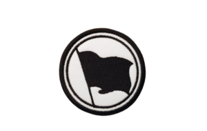 Black Flag Anarchist Embroidered