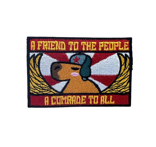 Commie Capybara Patch