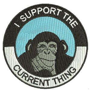 Current Thing Iron On Patch