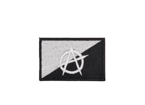 Anarcho Pacifism flag patch