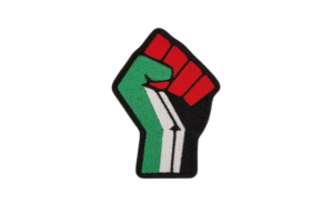Palestine raised fist patch
