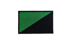 Anarcho primitivism Flag embroidered