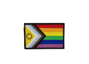 rainbow flag embroidered patch