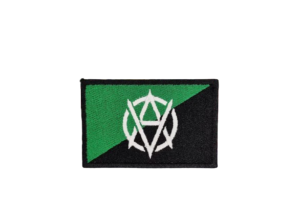 Vegan Anarchism flag patch