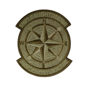 Compass Embroidered Tactical Morale Patch Hook and Loop Durable Outdoor Gear