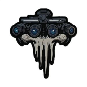 Darkness PVC Tactical Morale Patch Rugged Military Gear Accessory