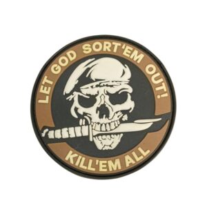 Kill Them All Let God Sort Them Skull Tactical Morale Patch Bold Military & Outdoor Gear
