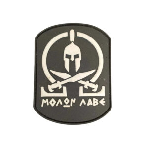 Molon Labe PVC Tactical Morale Patch Durable Military & Outdoor Gear