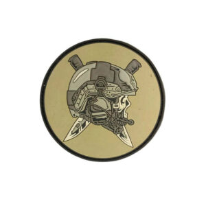 Skull PVC Tactical Morale Patch Rugged Military & Outdoor Gear Accessory