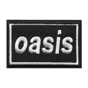 Oasis Band Embroidered Iron on Patch