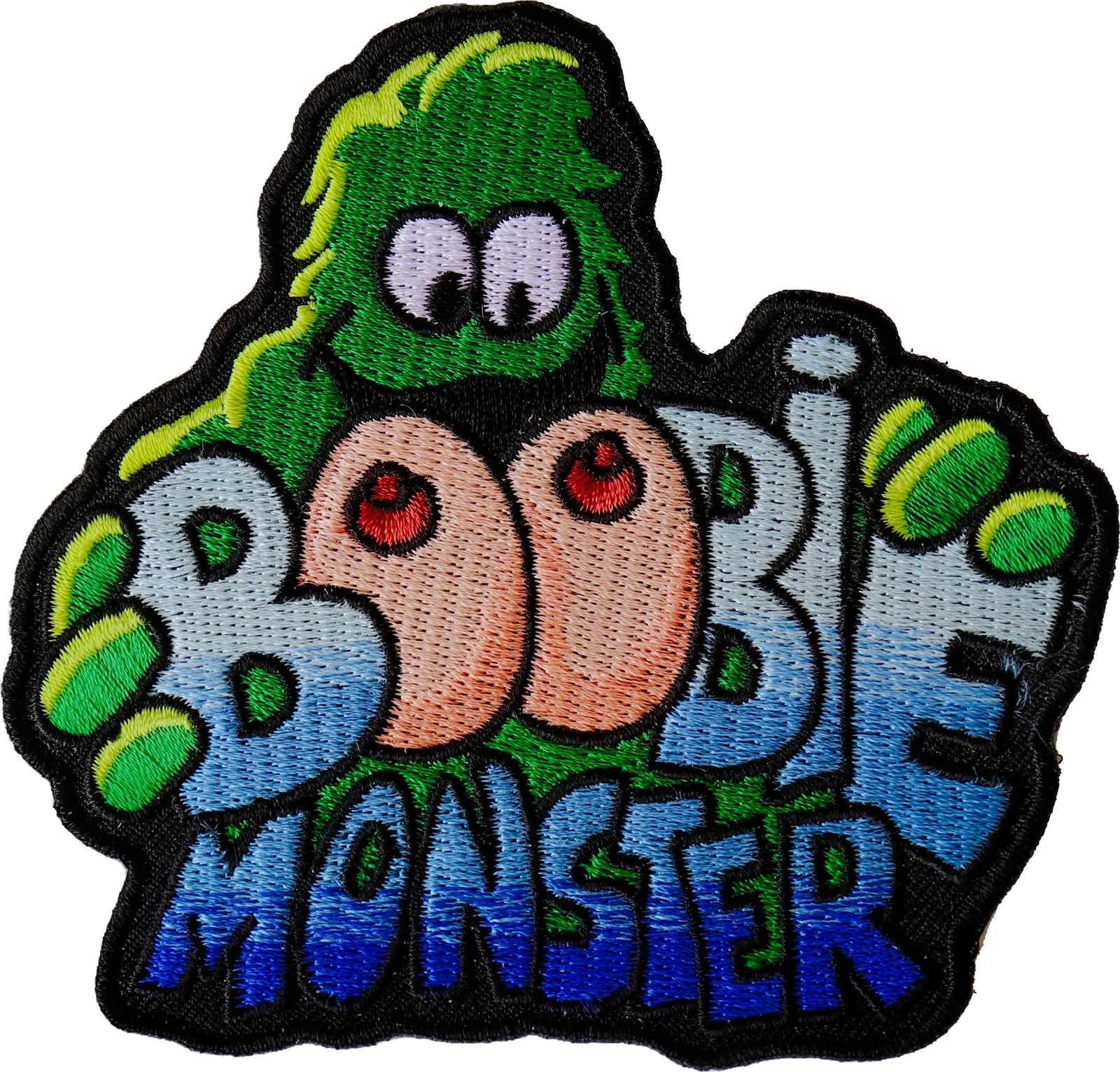Boobie Monster Funny Iron On Patch