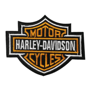 Harley Davidson Motorcycle Embroidered Iron On Patch